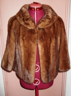 Vintage fur jacket size 16