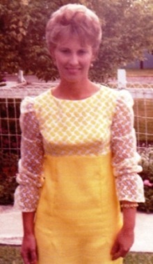 Empireline dress 1960s